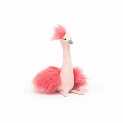 Jellycat Fou Fou Ostrich Birds Australia | 765214TLH